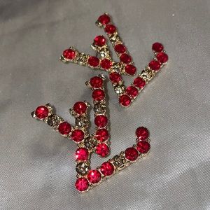 Red & Gold Earrings